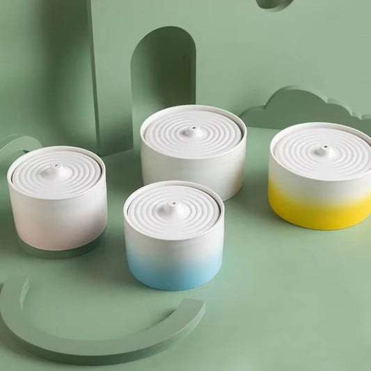 Ceramic Gradient Cat Water Fountain