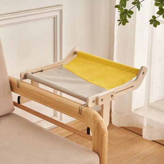 Cozy Wooden Hammock for Cats