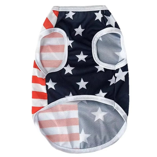 4th of July USA Outfit for Small Dogs