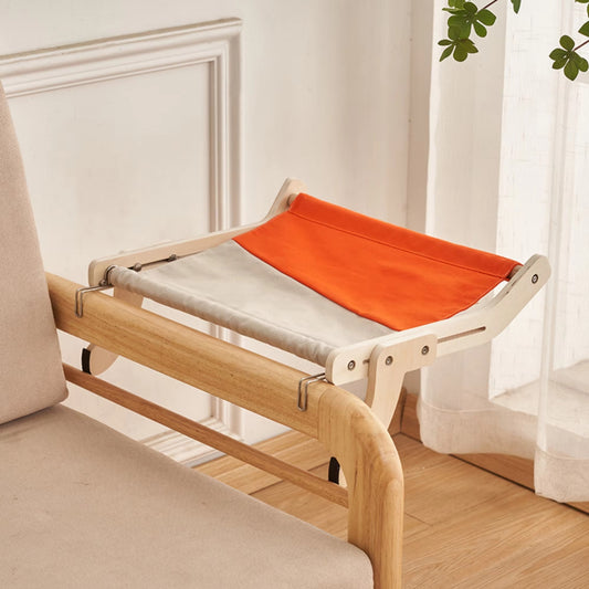 Cozy Wooden Hammock for Cats