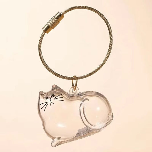 Cat Fur Keepsake Keychain