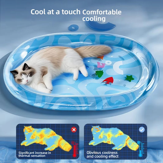 Water-Filled Summer Chill Mat for Dogs & Cats