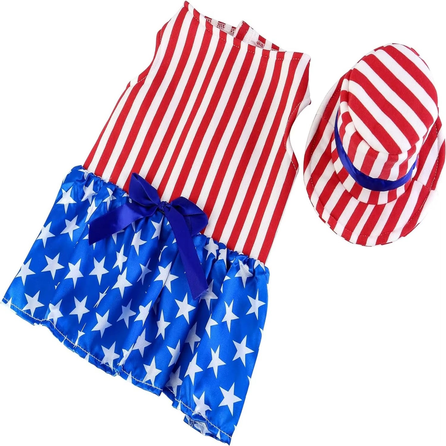 4th of July USA Outfit for Cats & Small Dogs