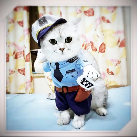 Funny Cat Police Costume