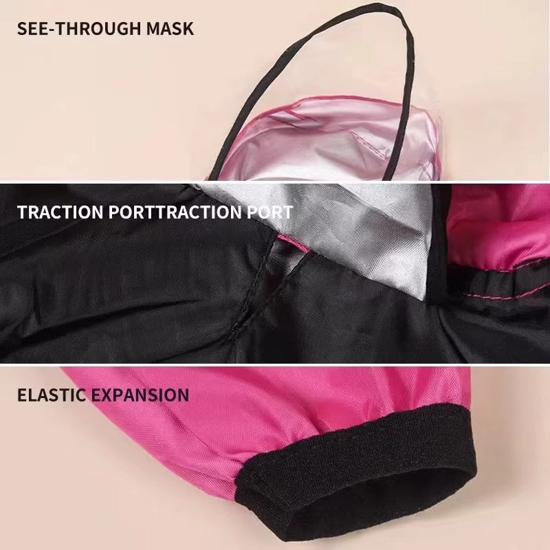 Dog Raincoat with Clear Hood
