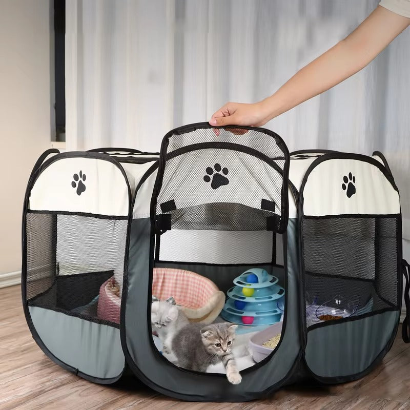 Foldable Octagon Tent for Cats & Dogs