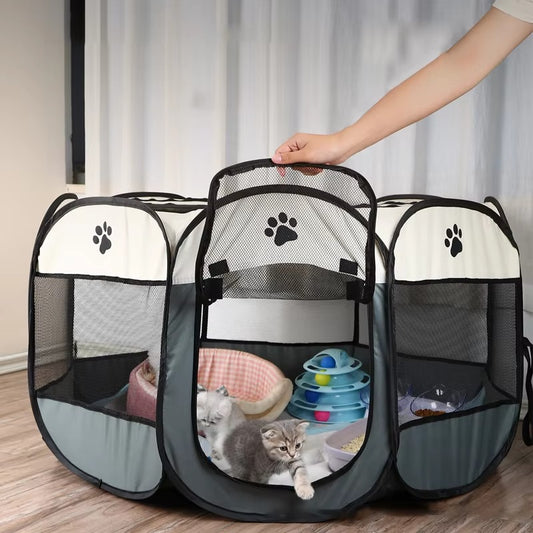 Foldable Octagon Tent for Cats & Dogs