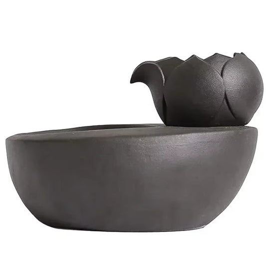Lotus Flow Ceramic Cat Fountain