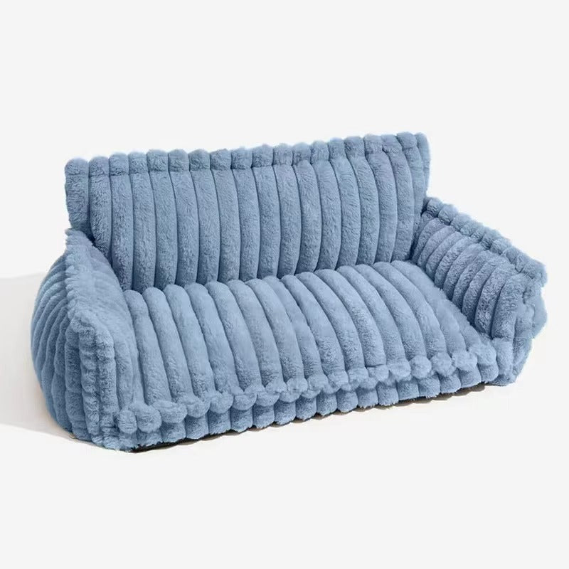 Plush Pet Sofa Bed (Pillow Not Included)