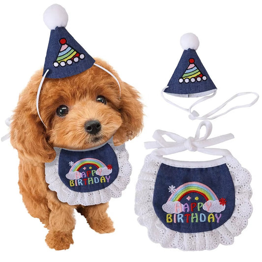 Birthday Party Outfit for Cats & Small Dogs