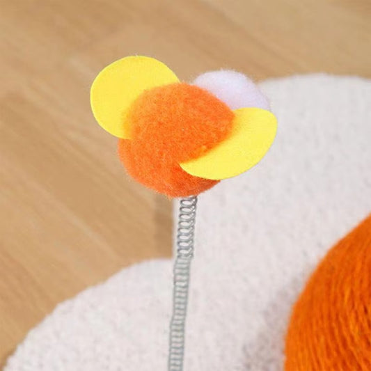 Egg-Inspired Cat Scratcher
