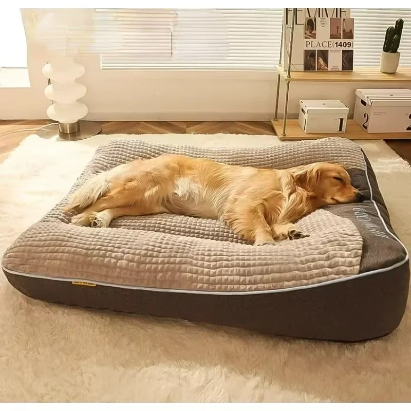 Orthopedic Dog Sofa Bed with Plush Raised Edge