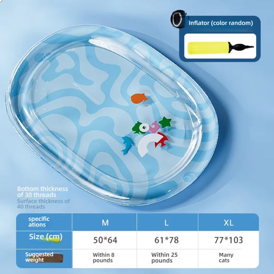 Water-Filled Summer Chill Mat for Dogs & Cats