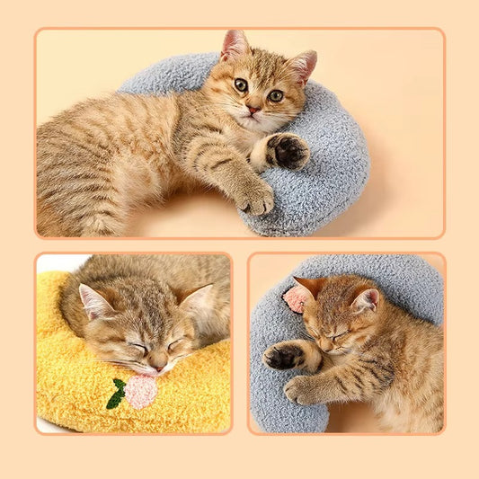 Cozy U-Shape Cat Pillow