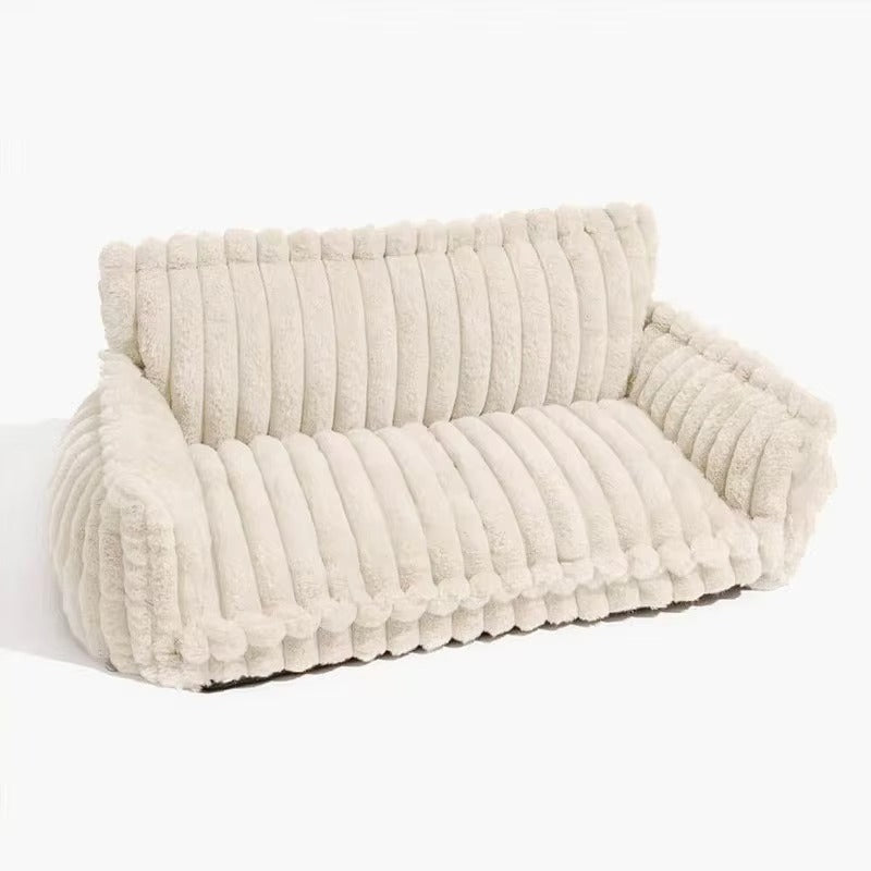 Plush Pet Sofa Bed (Pillow Not Included)