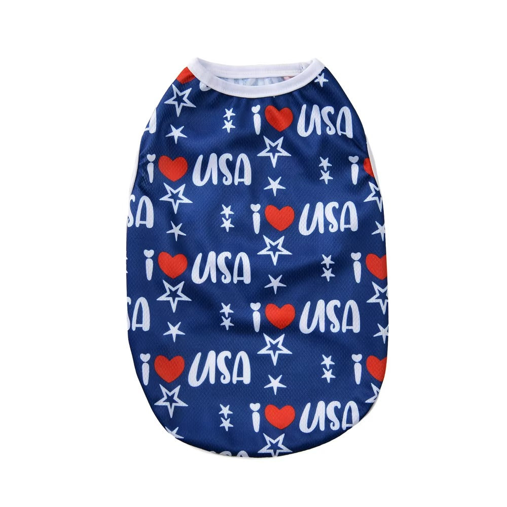 4th of July USA Dog Vest