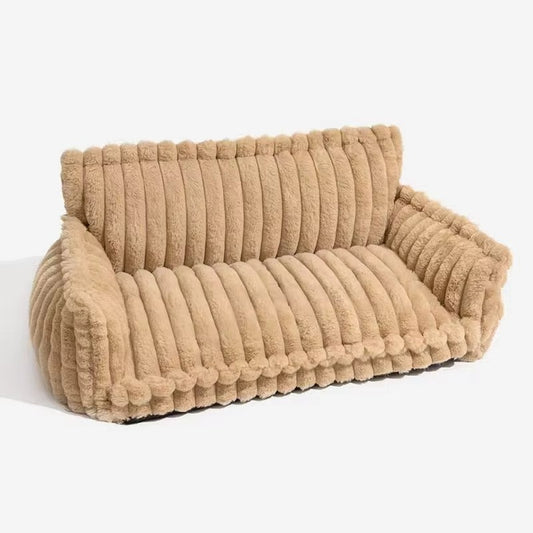 Plush Pet Sofa Bed (Pillow Not Included)