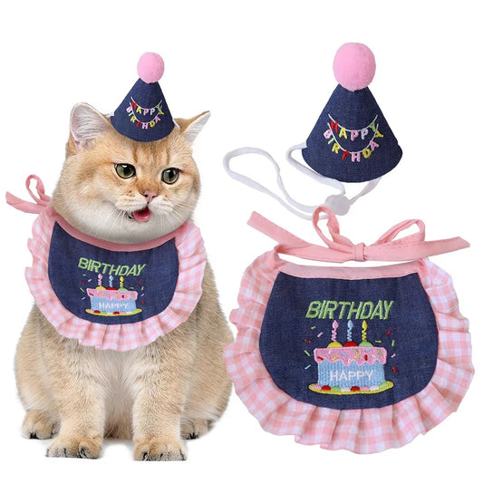 Birthday Party Outfit for Cats & Small Dogs