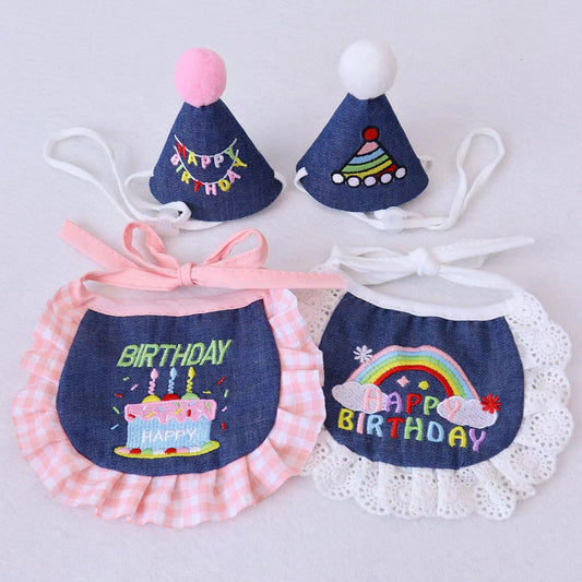 Birthday Party Outfit for Cats & Small Dogs