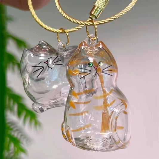 Cat Fur Keepsake Keychain