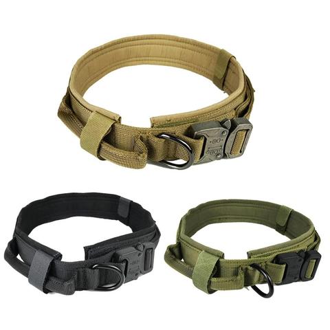 Ultimate Tactical Dog Collar with Versatile Handle for Training