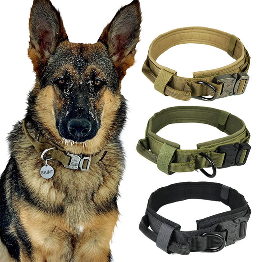Ultimate Tactical Dog Collar with Versatile Handle for Training