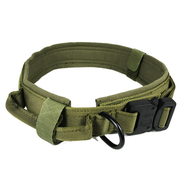 Ultimate Tactical Dog Collar with Versatile Handle for Training