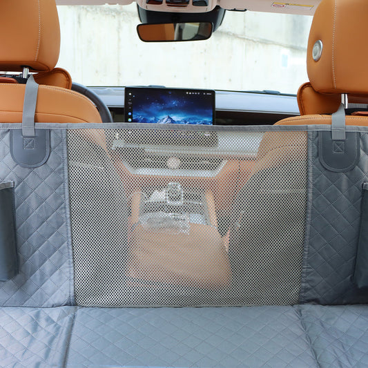 Ultimate Waterproof Pet Car Hammock with Storage & Safety Features