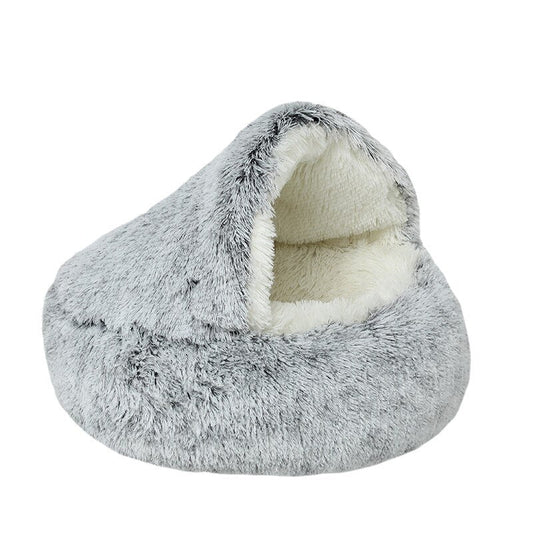 Stress Relief Pet Bed for Cats and Small Dogs