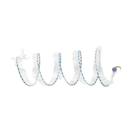 Whimsical Spiral Cat Play Tunnel for Endless Fun