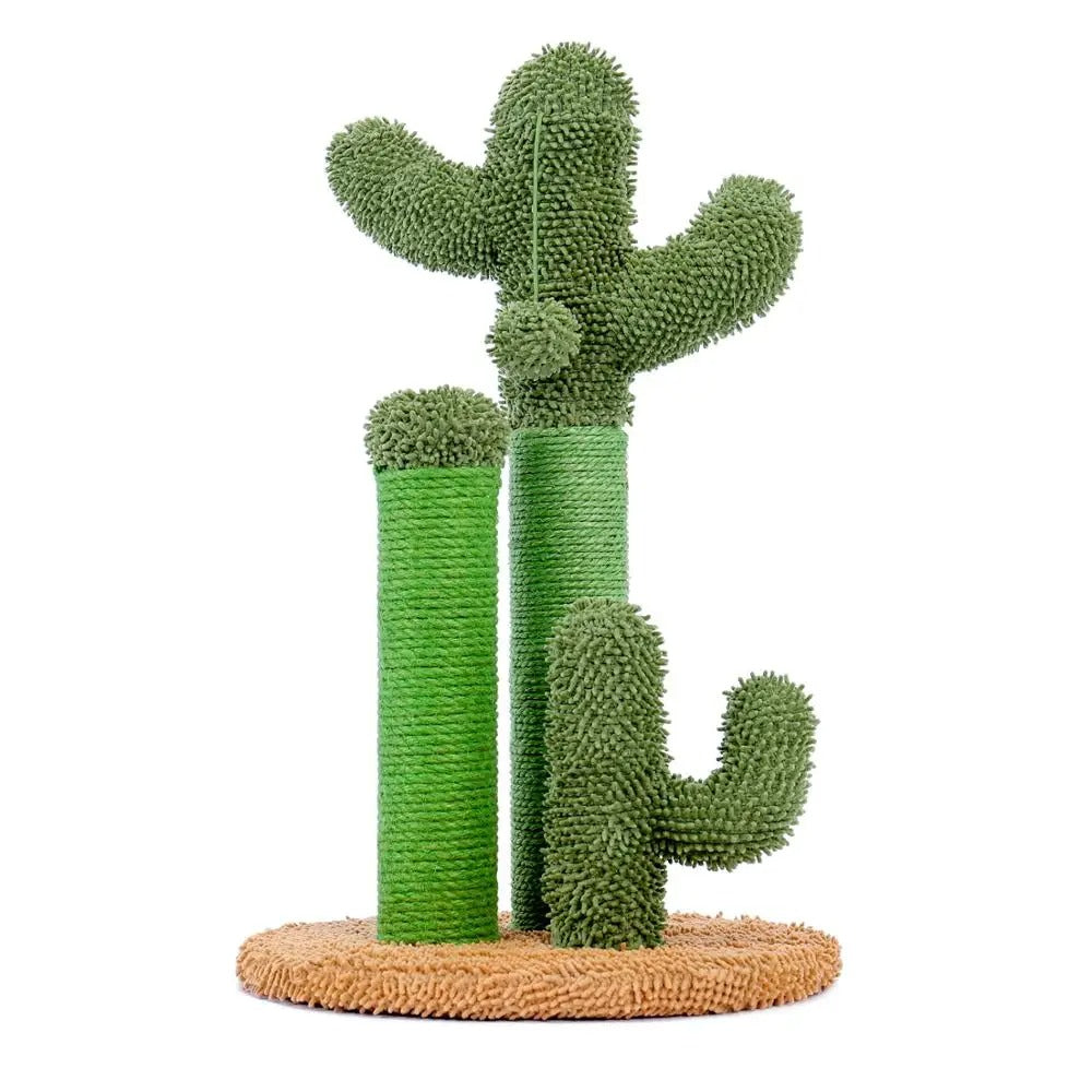 Stylish Cactus-Inspired Cat Scratching Post for Happy Paws
