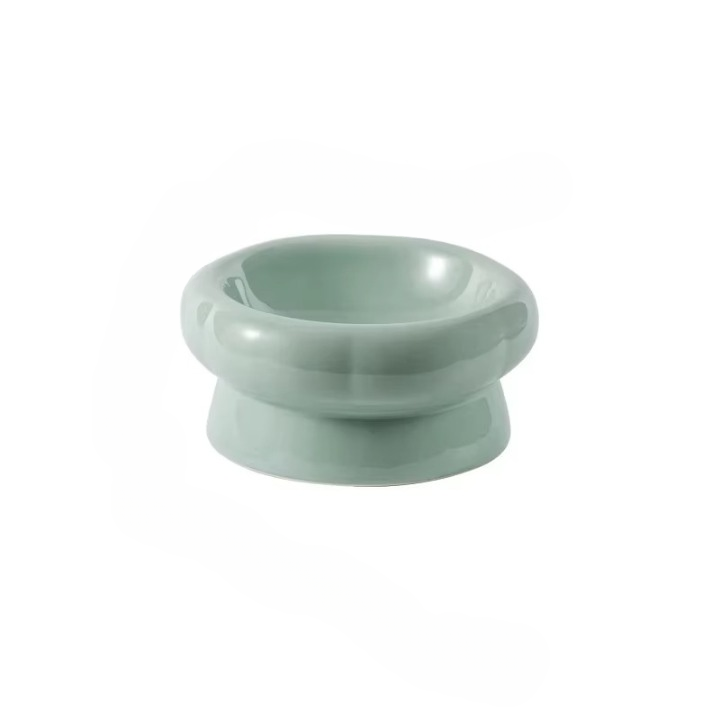 Elevated Ceramic Cat Bowl