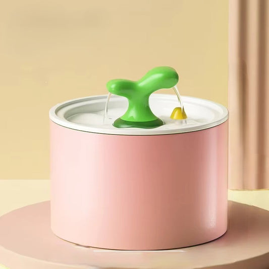 Pastel Ceramic Cat Water Fountain