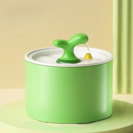 Pastel Ceramic Cat Water Fountain