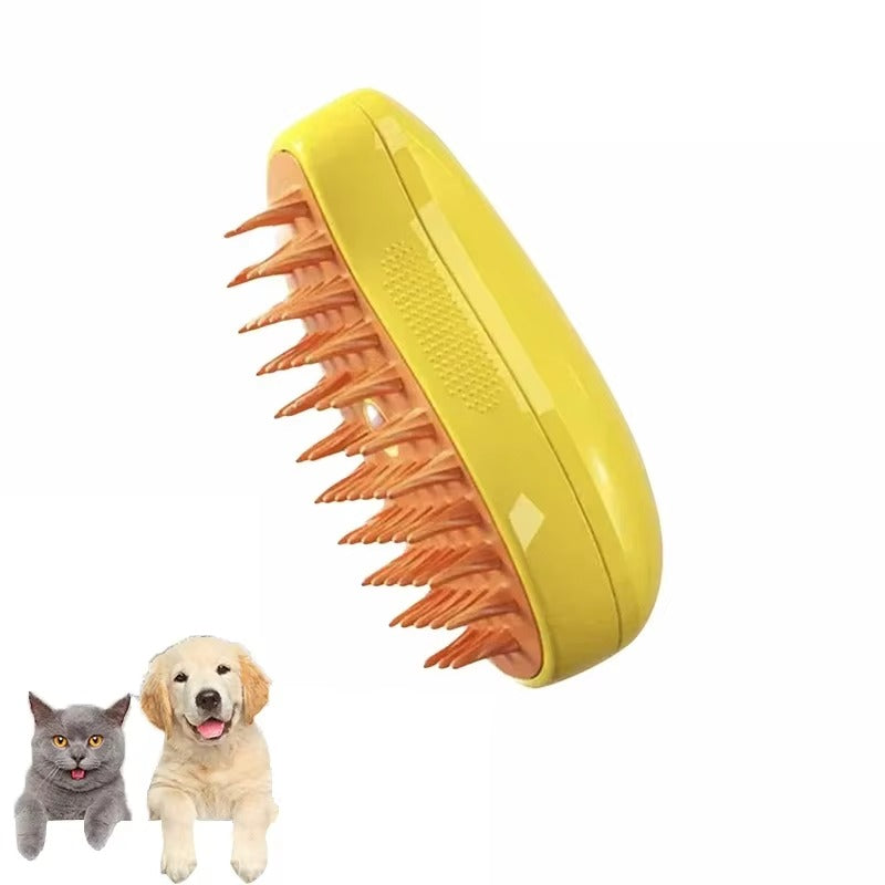 3-in-1 Cat & Dog Steam Brush