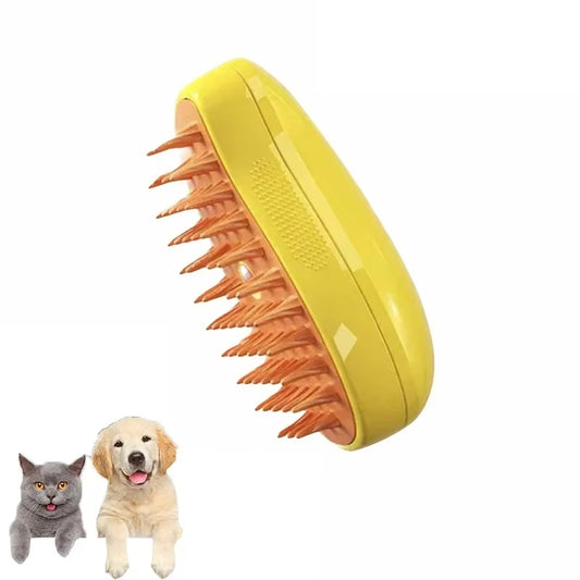 3-in-1 Cat & Dog Steam Brush