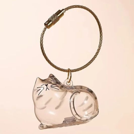 Cat Fur Keepsake Keychain
