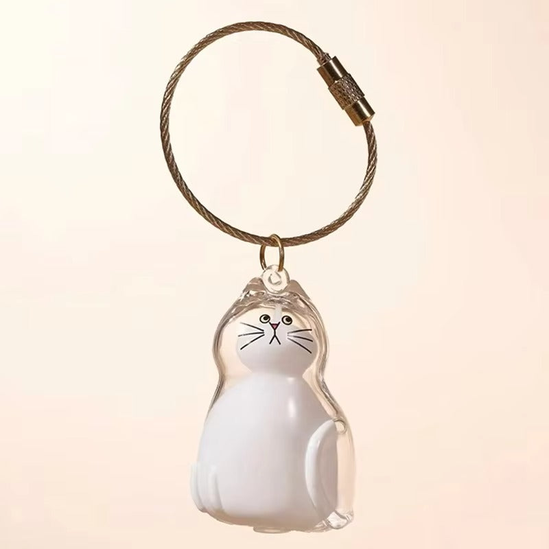 Cat Fur Keepsake Keychain