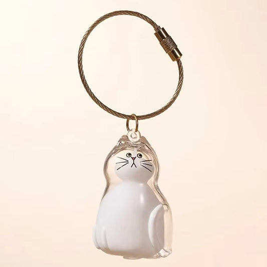 Cat Fur Keepsake Keychain