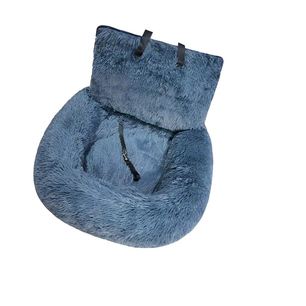Plush Dog Car Seat Bed