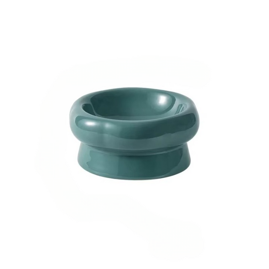 Elevated Ceramic Cat Bowl