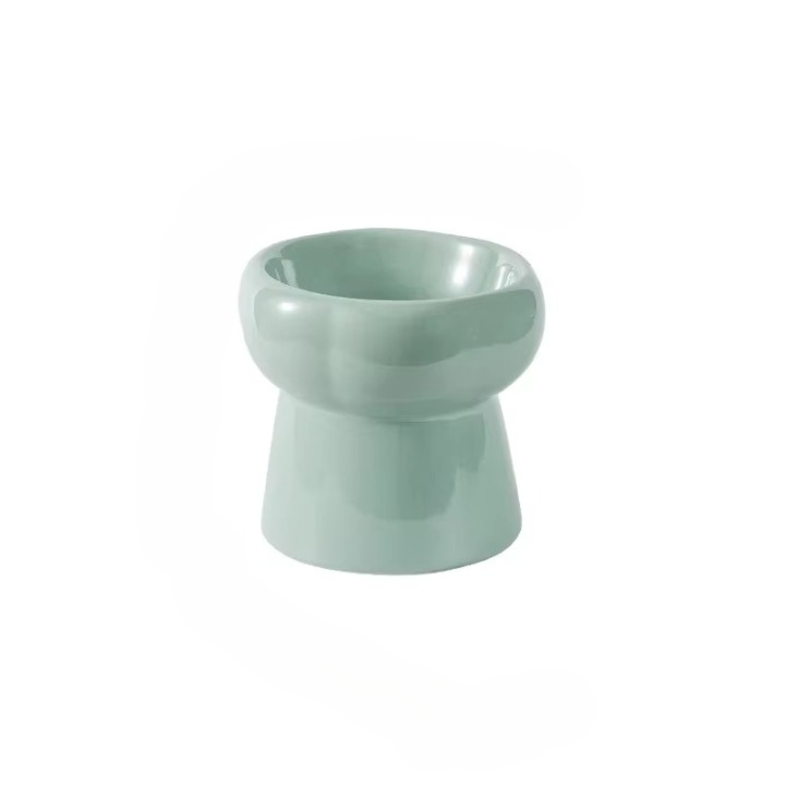 Elevated Ceramic Cat Bowl