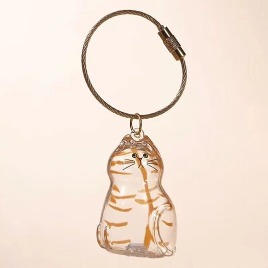 Cat Fur Keepsake Keychain