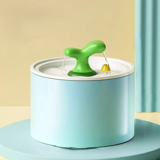 Pastel Ceramic Cat Water Fountain