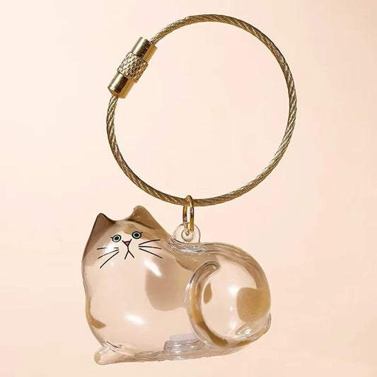 Cat Fur Keepsake Keychain