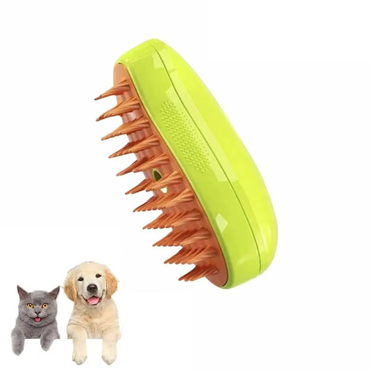 3-in-1 Cat & Dog Steam Brush