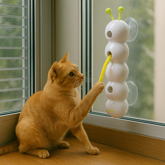 Automatic Peek-a-Worm Motion Cat Toy