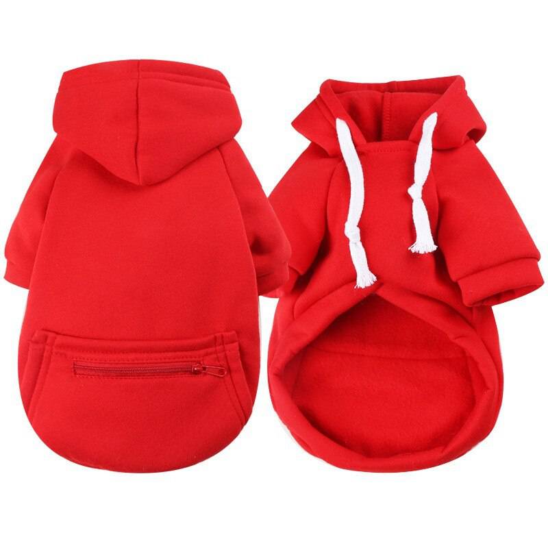 Dog Hoodie Sweatshirts with Pockets