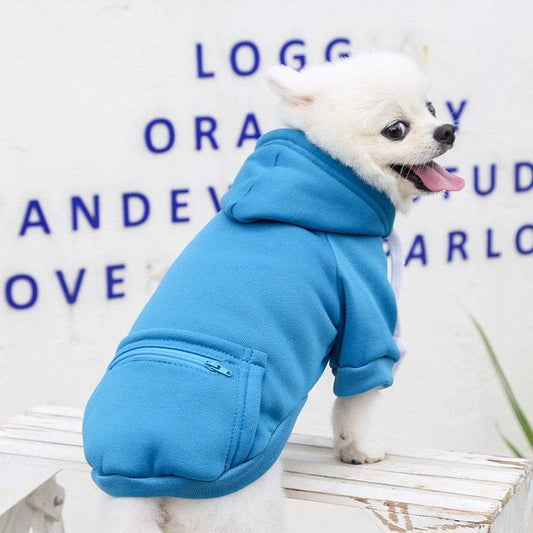 Dog Hoodie Sweatshirts with Pockets