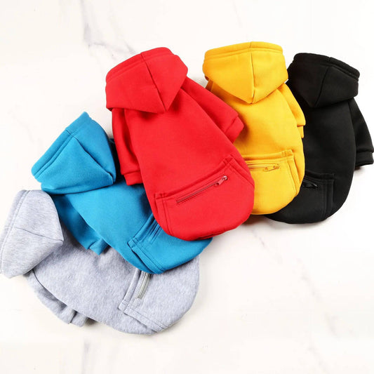 Dog Hoodie Sweatshirts with Pockets